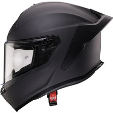 Caberg Roxter Mat Siyah Motosiklet Kaskı Iridium Ayna ve Şeffaf Vizörlü Full Face Kask