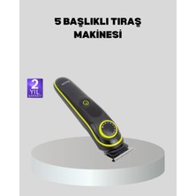 Grandor Erkek Bakım Seti – Kablosuz Şarjlı Tıraş Makinesi, Su Geçirmez ve Sessiz Motorlu
