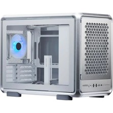 Cooler Master cm Masterframe 400 Mesh Silver Tg 1X120MM Argb Fanlıalimunyum Mini-Itx Micro-Atx Kasa