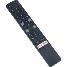 Herz Tcl ile Uyumlu Model 75C725 Sesli Smart Tv Kumanda