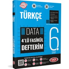 Data Yayınları 6. Sınıf Türkçe 4'lü Fasikül Defterim