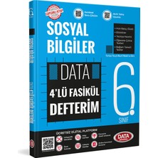 Data Yayınları 6. Sınıf Sosyal Bilgiler 4'lü Fasikül Defterim