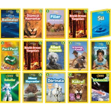 Beta Kids National Geographic Kids Seviye 3 Seti-2 15 Kitap - Balinalar - Ölümcül Hayvanlar - Filler - Büyük Orman Yangınları
