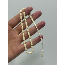 Hasyılmaz Kesme Fildişi Tesbih 8,60 Gram - Koleksiyonluk Fil Dişi Tespih (F057)