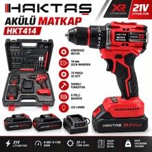 Haktaş Akülü Matkap HB-HKT-414-K Kırmızı