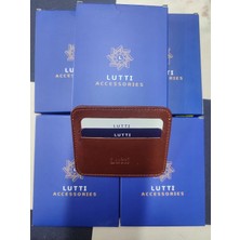 Lutti Hakiki Deri Minimalist Kartlık Cüzdan