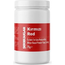Şeker & Sugar Kırmızı Su Bazlı Toz Gıda Boyası 75 G