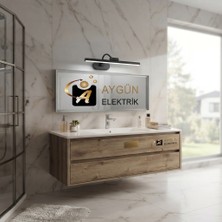Aygün Elektrik CT-5212 Siyah Yeni Kasa 7W Duvar Aplik - 6400K (Beyaz)