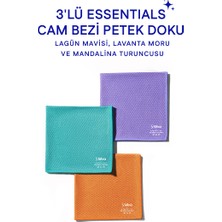 Silva Ultrafiber Essentials 3'lü Cam Bezi Petek Doku  35X35 cm - 3 Renk