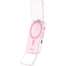 Ulanzi GL01 Glowup Manyetik Telefon LED Dolgu Işığı Pembe - L287