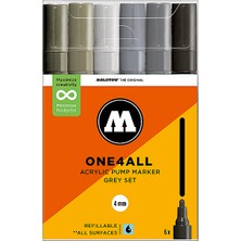 Molotow 227HS ONE4ALL Akrilik Markör Grey Set 4 mm 6lı N200838