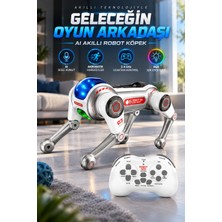 Robeve Blic Brb1 Aı Akıllı Robot Köpek – Sesli Komutlu, Programlanabilir, 2.4 Ghz Uzaktan Kumandalı Akrobatik Robot Oyuncak – Rgb Işıklı, Müzikli, Dans Eden Stunt Robot Kumandalı Oyuncak Aı Oyuncak