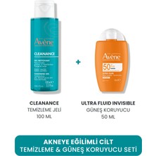 Avene Clenance+Ultra Fluıd Invısıble Akneye Eğilimli Cilt Temizleme Seti
