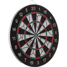 Brf Store Oreviosell Delta Flocked Dart Seti 45 cm (18 Inç) Büyük Boy + 6 Dart Oku (18 Gr) Hedef Tahtası