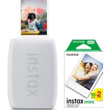 Brf Store Oreviosell Fujifilm Instax Mini Link 3 Beyaz Akıllı Telefon Yazıcısı ve 20'li Mini Film