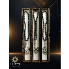 Lutti 3'lü Tek Tek Kutuda Hediyelik Arpa Model Hematit Tesbih