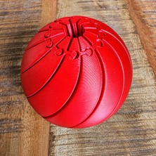 Brf Store Su Store Stress Küresi – 3D Baskı Genişleyen Mekanik Stres Küresi-Kırmızı