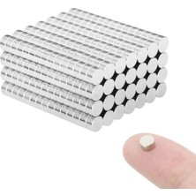 Brf Store Su Store Dünya Magnet 100 Adet - Yuvarlak, Neodyum Mıknatıs, 4x2 Mm, Güçlü Magnet, N35 Kalite