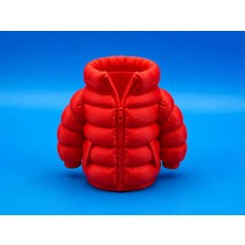 Brf Store Oreviosell Şişme Mont Kalemlik – 3D Baskı Masaüstü Organizer-Kırmızı