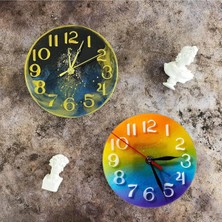 Brf Store Seyzelya Siliko World Silikon Epoksi Saat Kalıbı 10CM