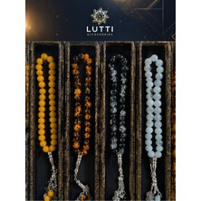 Lutti Rengarenk Hediyelik Kutulu 4'lü Cam Tesbih