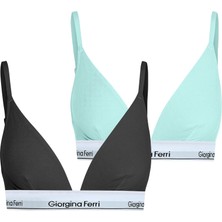 Brf Store Su Store Giorgina Ferri 2’li Kutu Bayan Elastik Bantlı Günlük Kullanıma Uygun Üçgen Bralet Isabelle