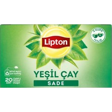 Brf Store Su Store Lipton Sade Bardak Süzen Poşet Yeşil Çay 20'li Paket, 30 G