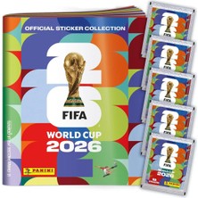 Brf Store Su Store Fifa World Cup 2026™ Official Sticker Collection - Starter Set Pack Panini [album + 5 Busti