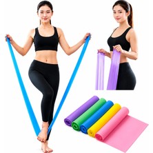 Jetfast 1 Adet 150 x 15 Cm Pilates Bandı Jimnastik Plates Lastiği Egzersiz Aerobik Bant