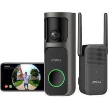 IMOU DB-3EP-4M0W/DS3 4 MP DAHİLİ KAMERALI IR KAPI ZİLİ (DOORBELL 3 KİT)