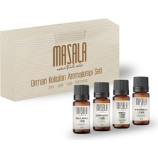 Masala Orman Kokuları Aromaterapi Seti - Forest Scents Aromatherapy Kit (Sedir Ağacı 10 ml -Ladi