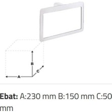 Sonia - Pirenei Yuvarlak Havluluk 230 mm Krom Outlet - PI7013-