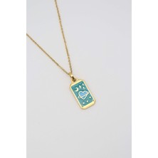 Suda İthalat Çelik Tarot Kolye (45CM)