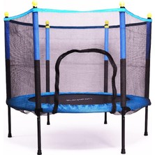 Brf Store Lizbon Center Leyaton Fileli Büyük Boy Trambolin 140 cm Çap Mavi Kolay Kurulum