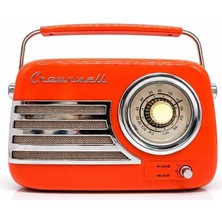 Retro Tasarımlı Bluetooth Fm Radyo - Havana (Turuncu)