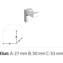 Sonia - Eletech Bornoz Askılığı Krom Outlet - A.1SN.113866-