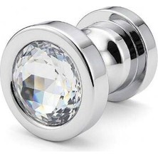 Sonia - Moonlight Round Bornoz Askılık Beyaz Kristalkrom Outlet - 86501CRB-