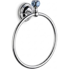 Sonia - Murano Yuvarlak Havluluk 180 mm Turkuazkrom Outlet - A.IBB.MU07SCR-