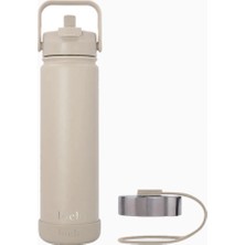 Loch Paslanmaz Çelik Termos Matara 650 ml Bej