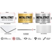 Özcan Tasarım Kişiye Özel Metal Etiket - Firmalara Özel Metal Etiket