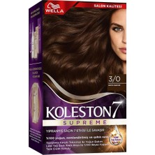Koleston Supreme Kit Saç Boyası 3/0 Koyu Kahve