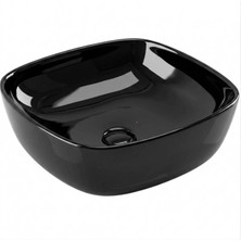 Serel - Tek Minimal Lavabo Siyah Outlet - 3049DSL060AB-