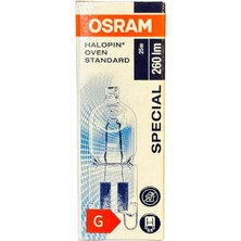 Brf Store Yavuzsell Osram Halopin Oven 25W G9 Halojen Fırın Ampulü, 2700K Sarı Işık