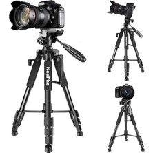 Coverzone Profesyonel NP-8850 Kamera ve Telefon Standlı Ayarlanabilir 175CM Tripod