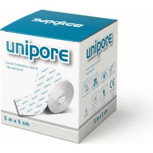 pasajdanal Unipore Esnek Sabitleme Bandı Hipoalerjenik 5 M x 5 cm – 2 Adet