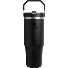Brf Store Elivorasell Stanley Iceflow Flip Straw Tumbler Pipetli Termos Bardak, Siyah 2.0, 0.89 Litre | 12 Saa