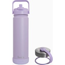 Loch Paslanmaz Çelik Termos Matara 650 ml Lila