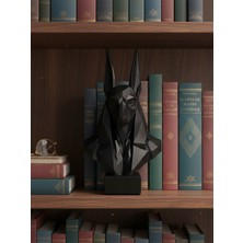 Toynetic Anubis Büstü – Modern Low-Poly Dekoratif Heykel