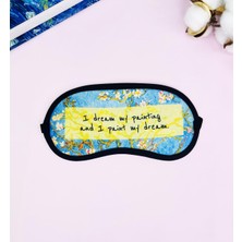 Brf Store Elivorasell Giftmoda Van Gogh Badem Çiçeği Tasarımlı Uyku Bandı