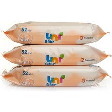 Brf Store Elivorasell Uni Baby Aile Islak Mendil 3X52 156 Yaprak